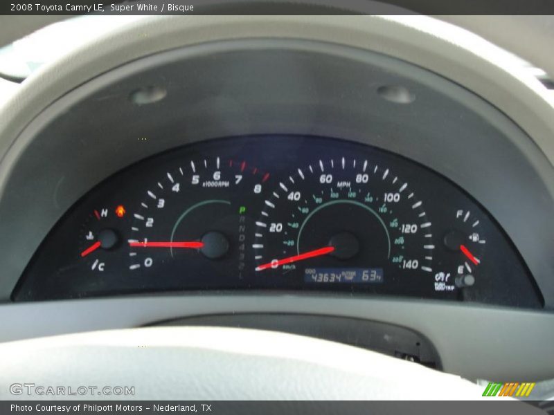 Super White / Bisque 2008 Toyota Camry LE