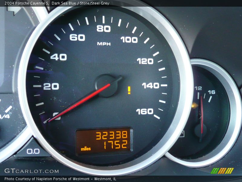 Dark Sea Blue / Stone/Steel Grey 2004 Porsche Cayenne S