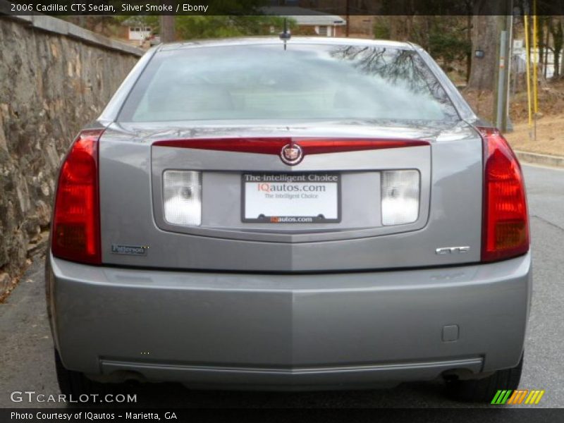 Silver Smoke / Ebony 2006 Cadillac CTS Sedan