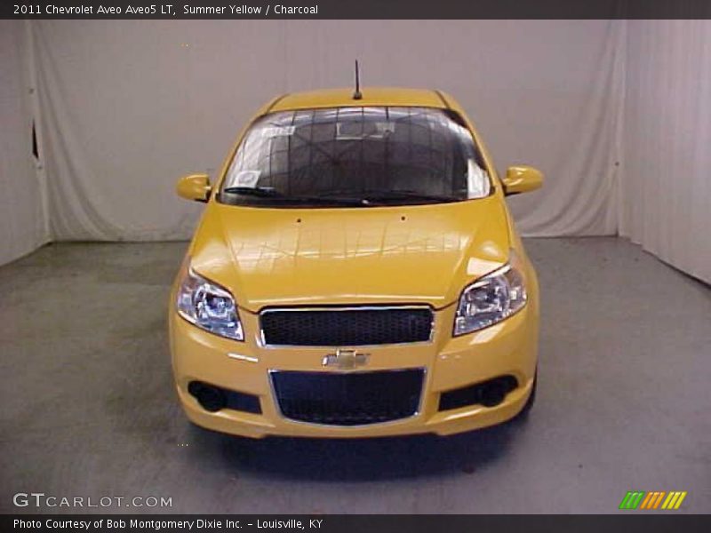 Summer Yellow / Charcoal 2011 Chevrolet Aveo Aveo5 LT