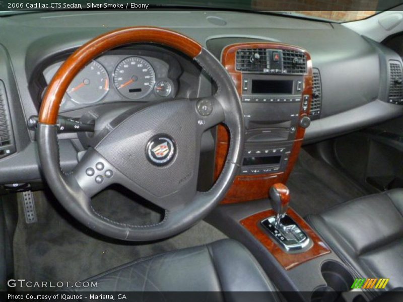Silver Smoke / Ebony 2006 Cadillac CTS Sedan