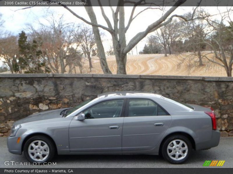 Silver Smoke / Ebony 2006 Cadillac CTS Sedan
