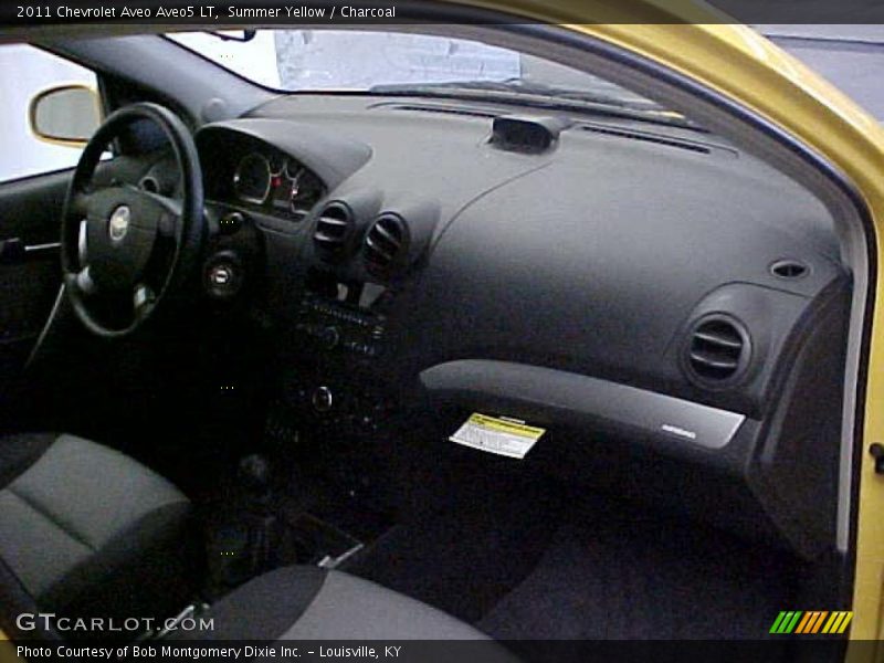 Summer Yellow / Charcoal 2011 Chevrolet Aveo Aveo5 LT