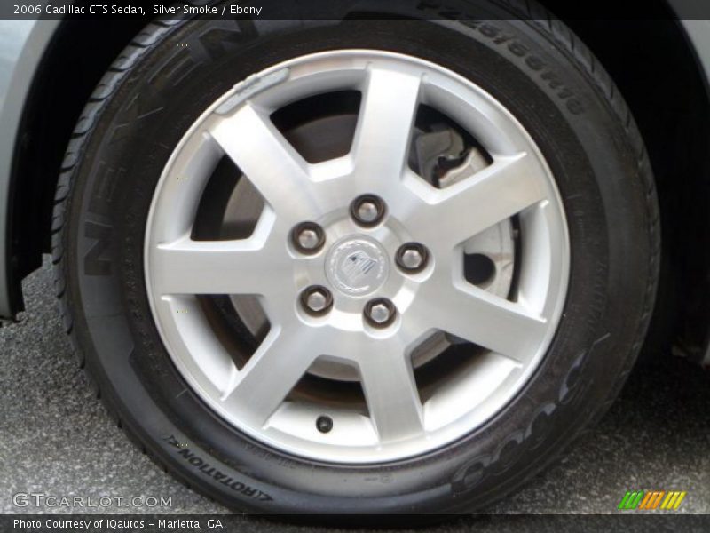 Silver Smoke / Ebony 2006 Cadillac CTS Sedan