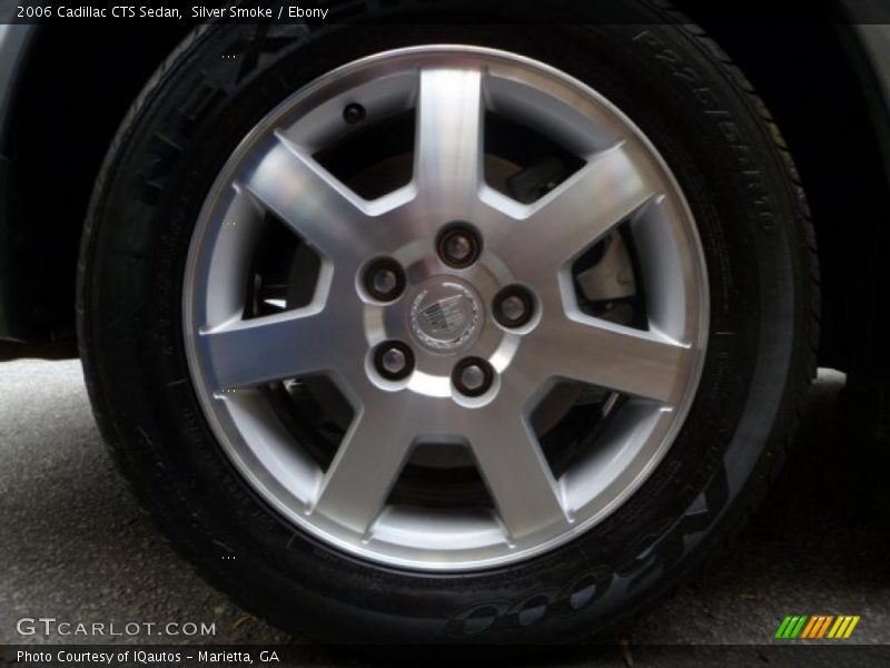 Silver Smoke / Ebony 2006 Cadillac CTS Sedan