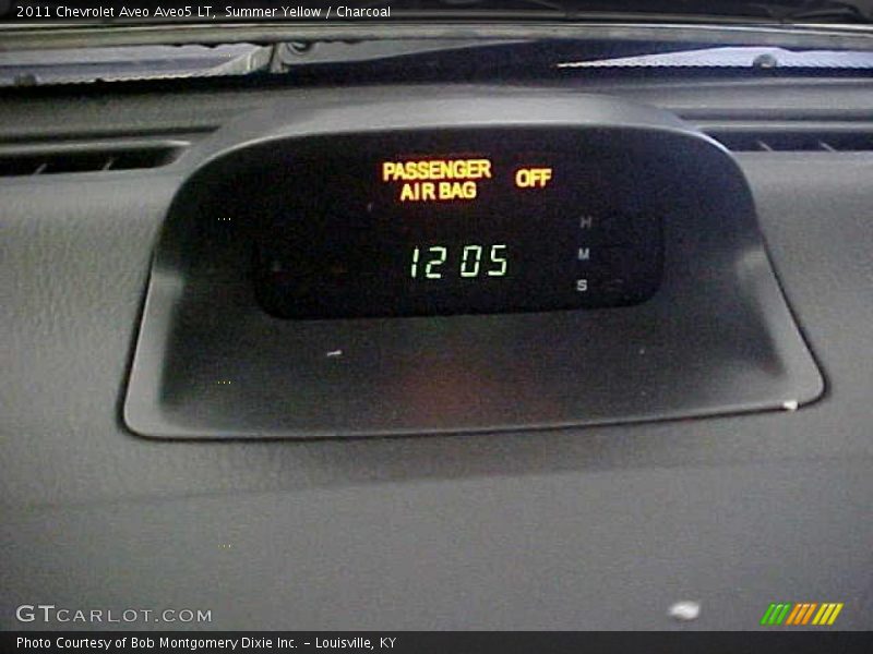 Summer Yellow / Charcoal 2011 Chevrolet Aveo Aveo5 LT