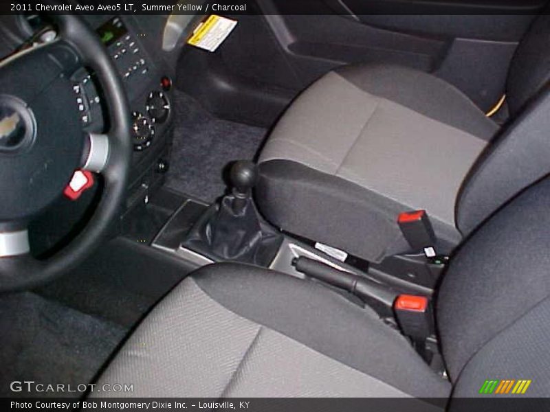 Summer Yellow / Charcoal 2011 Chevrolet Aveo Aveo5 LT