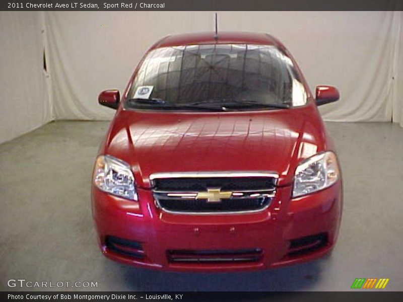 Sport Red / Charcoal 2011 Chevrolet Aveo LT Sedan