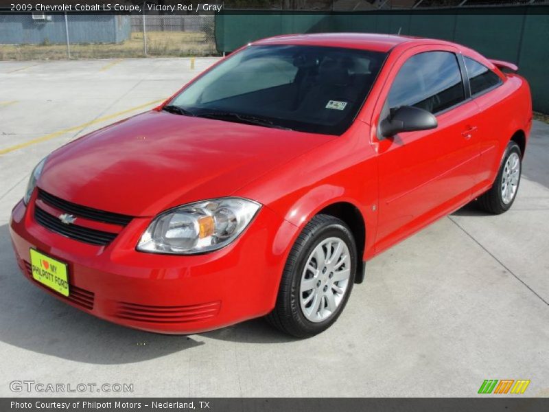 Front 3/4 View of 2009 Cobalt LS Coupe