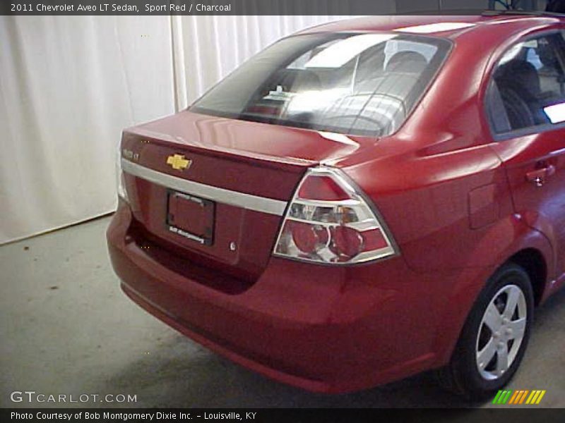 Sport Red / Charcoal 2011 Chevrolet Aveo LT Sedan