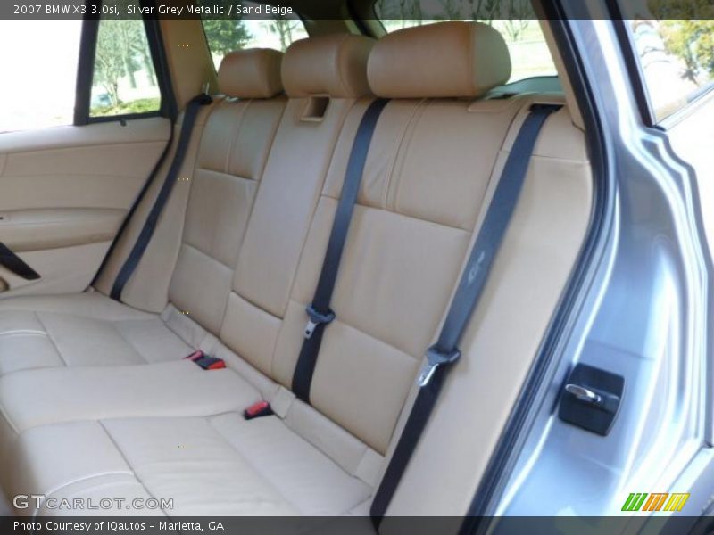 Silver Grey Metallic / Sand Beige 2007 BMW X3 3.0si