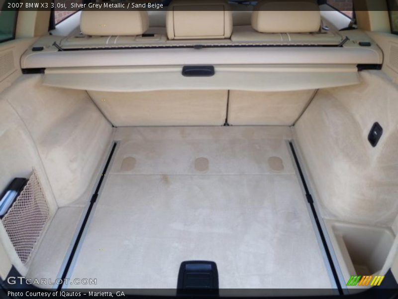 Silver Grey Metallic / Sand Beige 2007 BMW X3 3.0si