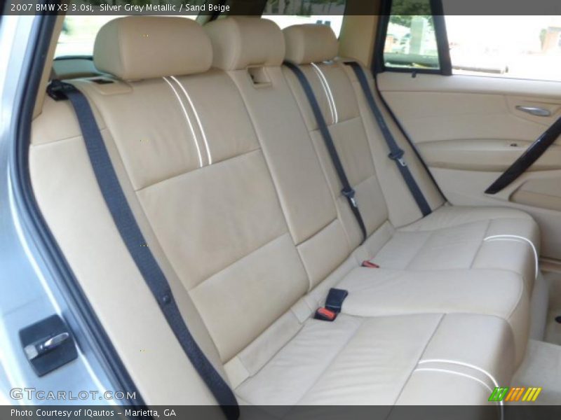 Silver Grey Metallic / Sand Beige 2007 BMW X3 3.0si