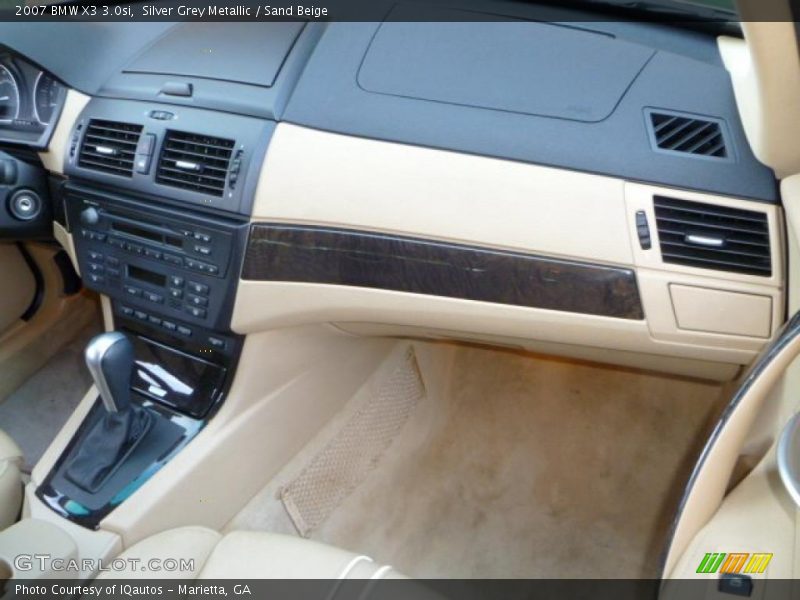 Silver Grey Metallic / Sand Beige 2007 BMW X3 3.0si