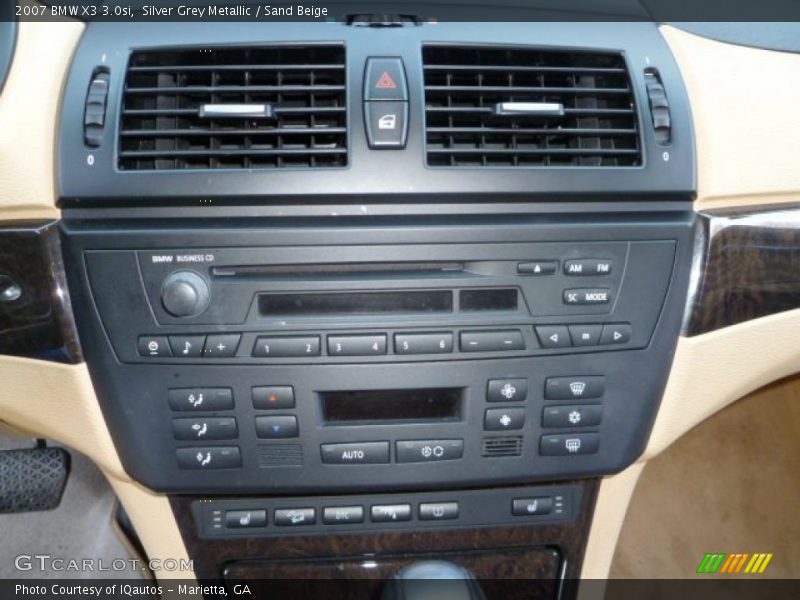 Silver Grey Metallic / Sand Beige 2007 BMW X3 3.0si