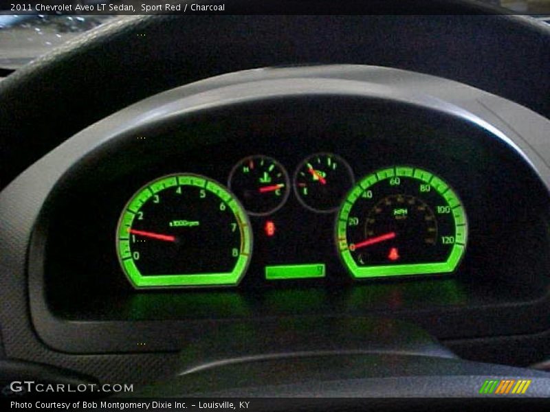 Sport Red / Charcoal 2011 Chevrolet Aveo LT Sedan