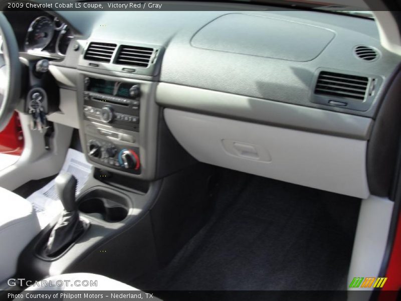 Victory Red / Gray 2009 Chevrolet Cobalt LS Coupe
