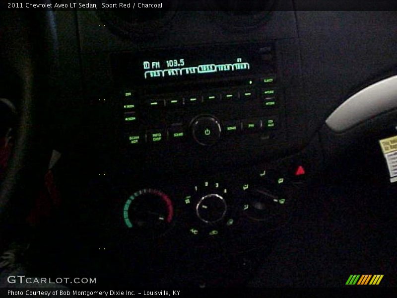 Sport Red / Charcoal 2011 Chevrolet Aveo LT Sedan
