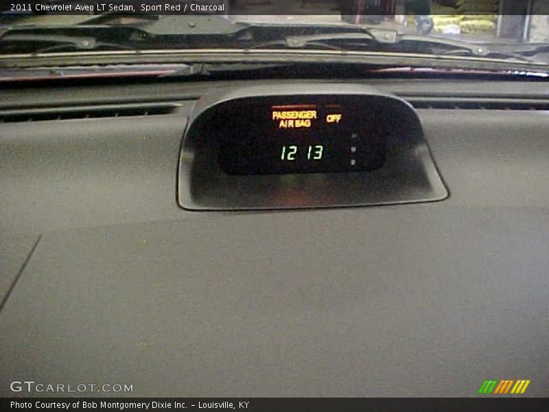 Sport Red / Charcoal 2011 Chevrolet Aveo LT Sedan