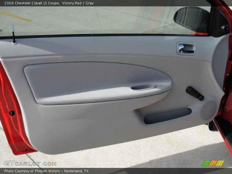 Victory Red / Gray 2009 Chevrolet Cobalt LS Coupe