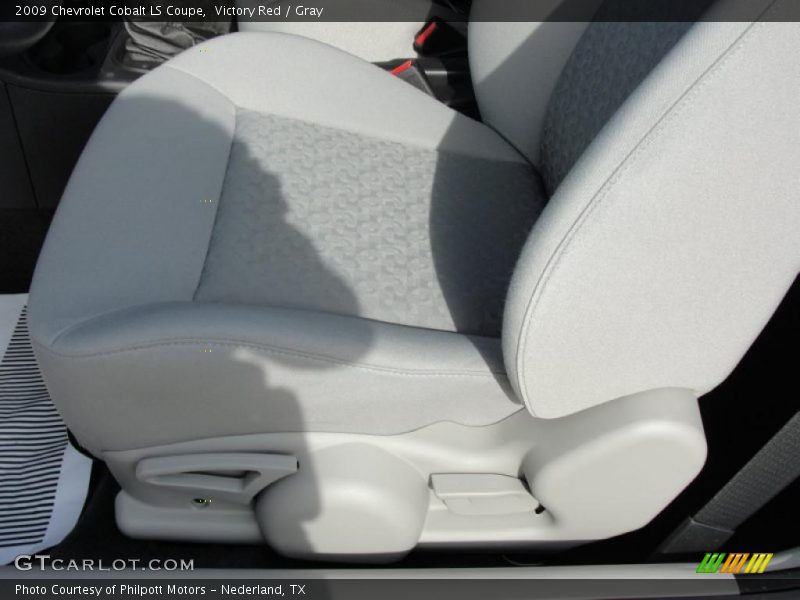 Victory Red / Gray 2009 Chevrolet Cobalt LS Coupe