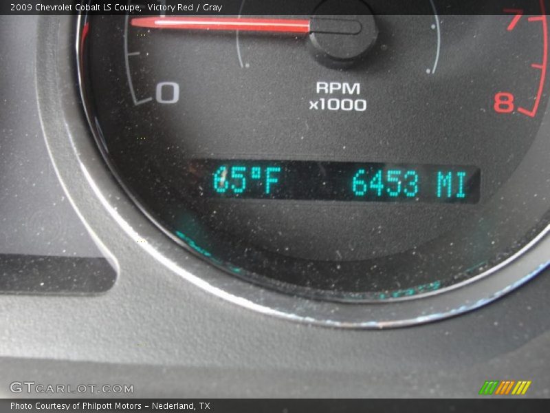 Victory Red / Gray 2009 Chevrolet Cobalt LS Coupe