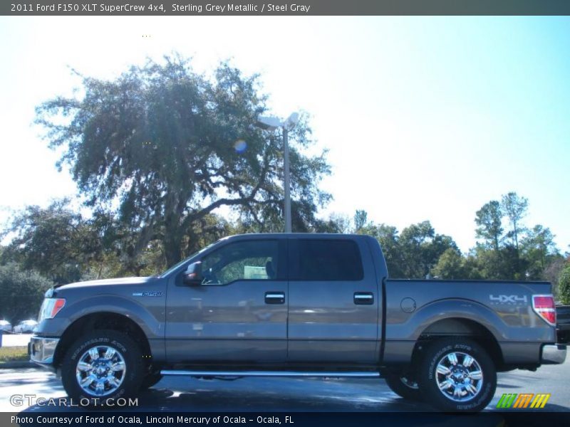 Sterling Grey Metallic / Steel Gray 2011 Ford F150 XLT SuperCrew 4x4