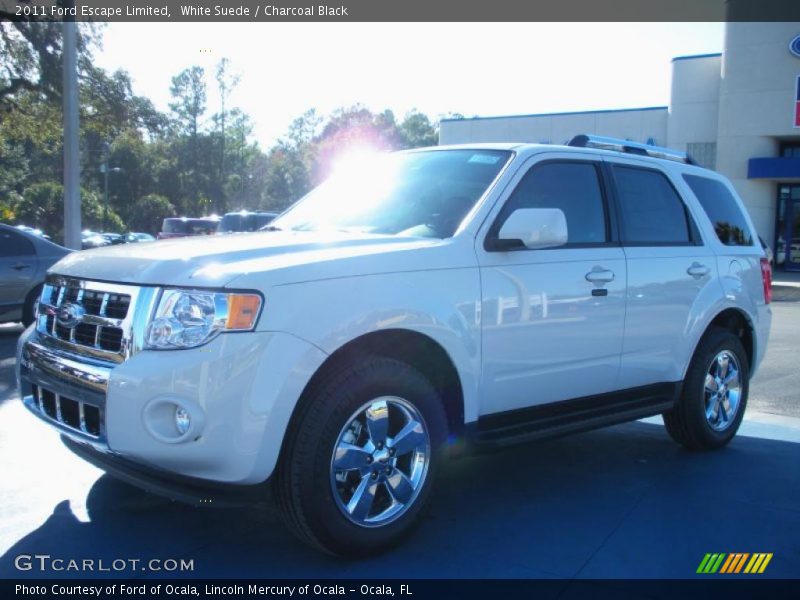 White Suede / Charcoal Black 2011 Ford Escape Limited