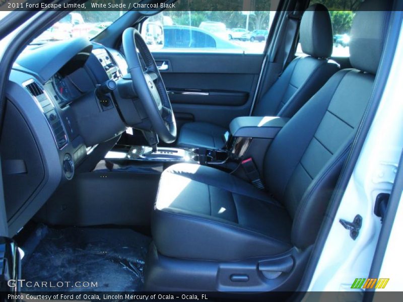  2011 Escape Limited Charcoal Black Interior