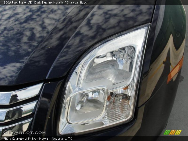 Dark Blue Ink Metallic / Charcoal Black 2009 Ford Fusion SE