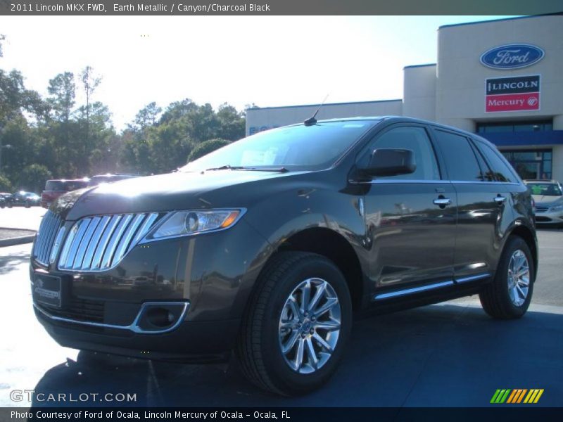 Earth Metallic / Canyon/Charcoal Black 2011 Lincoln MKX FWD