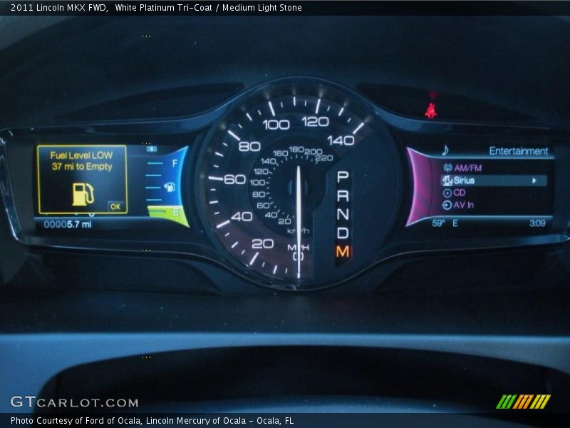  2011 MKX FWD FWD Gauges