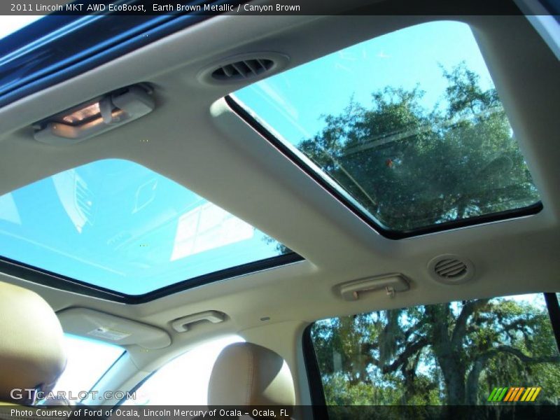 Sunroof of 2011 MKT AWD EcoBoost