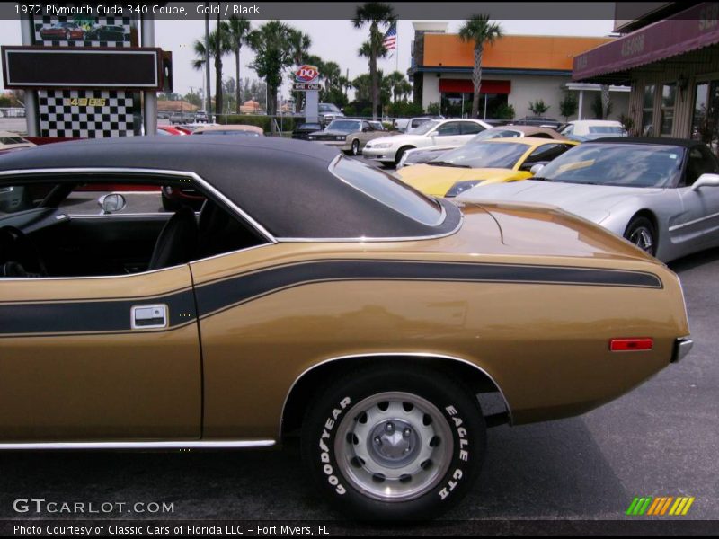  1972 Cuda 340 Coupe Gold