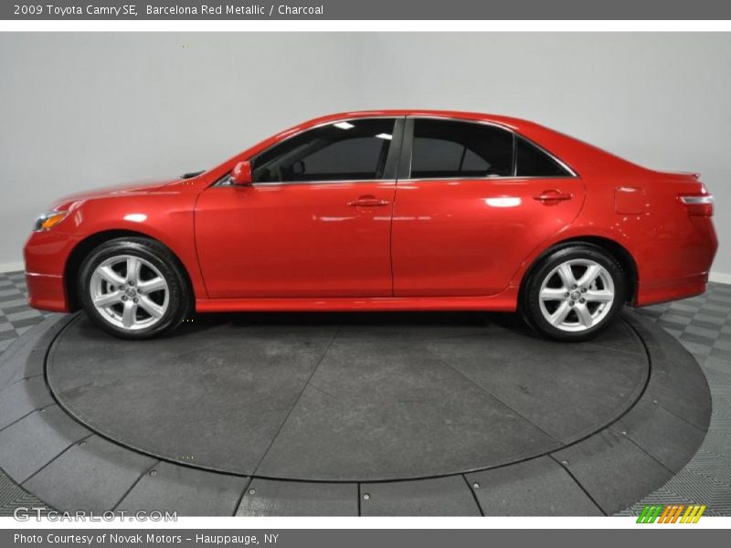 Barcelona Red Metallic / Charcoal 2009 Toyota Camry SE