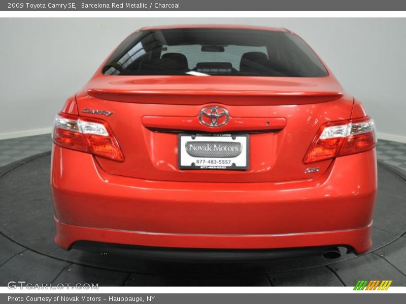 Barcelona Red Metallic / Charcoal 2009 Toyota Camry SE