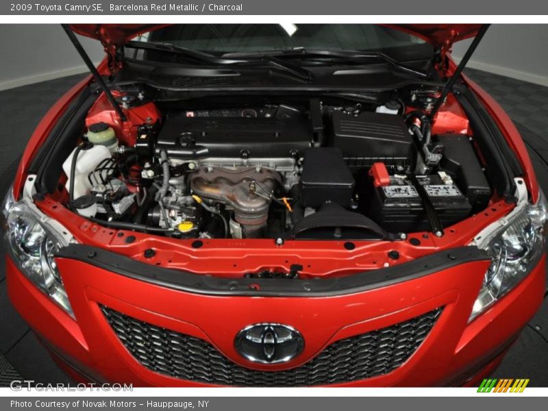 Barcelona Red Metallic / Charcoal 2009 Toyota Camry SE