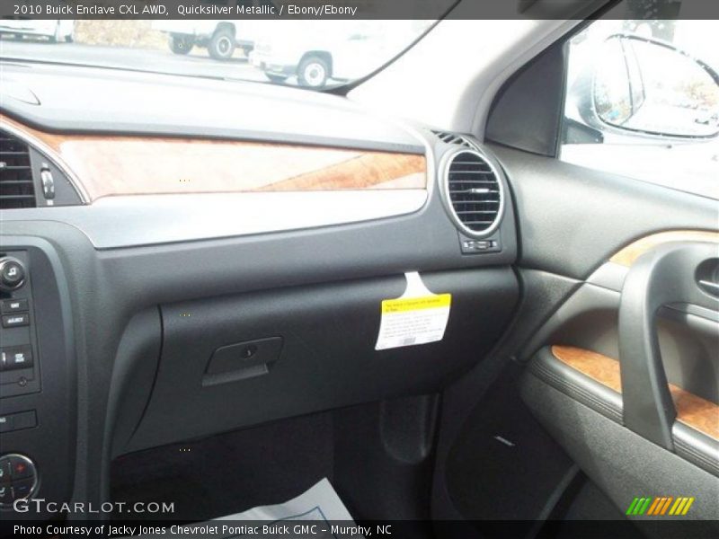 Quicksilver Metallic / Ebony/Ebony 2010 Buick Enclave CXL AWD