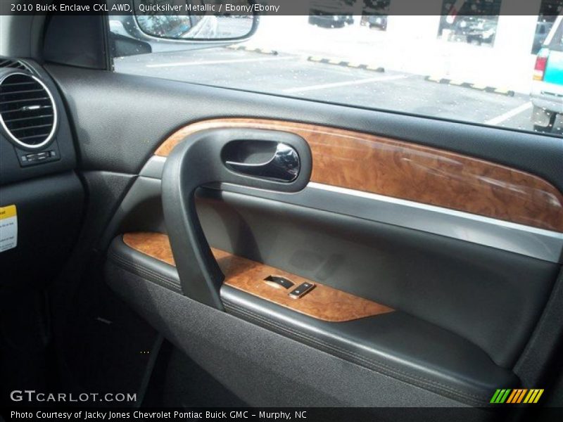 Quicksilver Metallic / Ebony/Ebony 2010 Buick Enclave CXL AWD