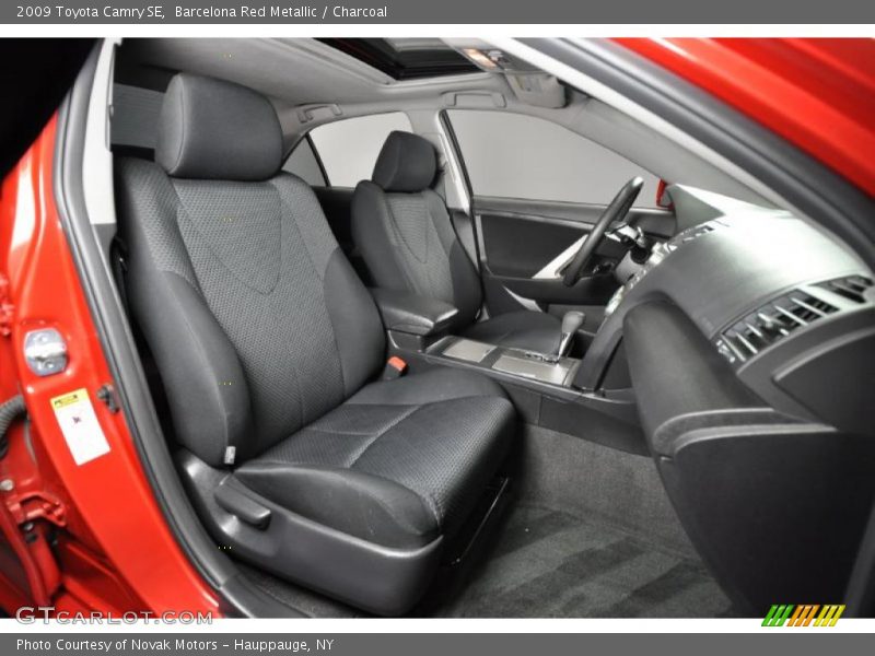 Barcelona Red Metallic / Charcoal 2009 Toyota Camry SE