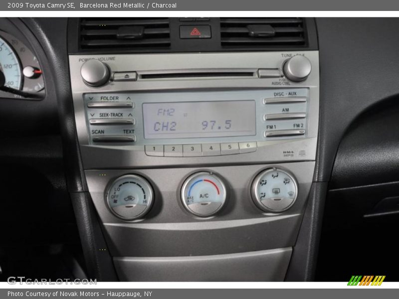 Barcelona Red Metallic / Charcoal 2009 Toyota Camry SE