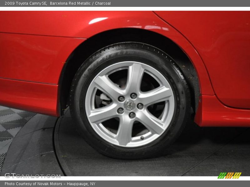 Barcelona Red Metallic / Charcoal 2009 Toyota Camry SE