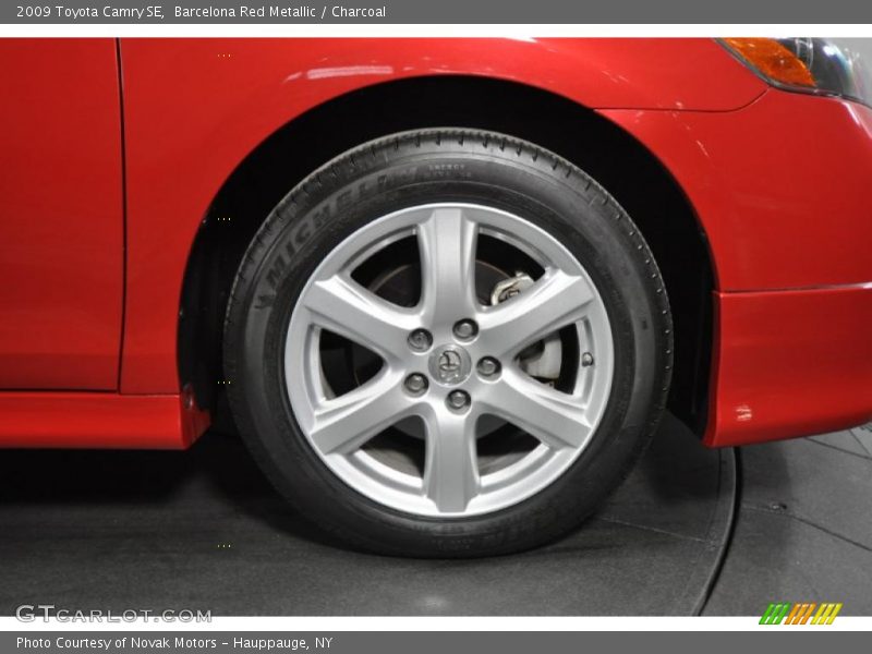 Barcelona Red Metallic / Charcoal 2009 Toyota Camry SE