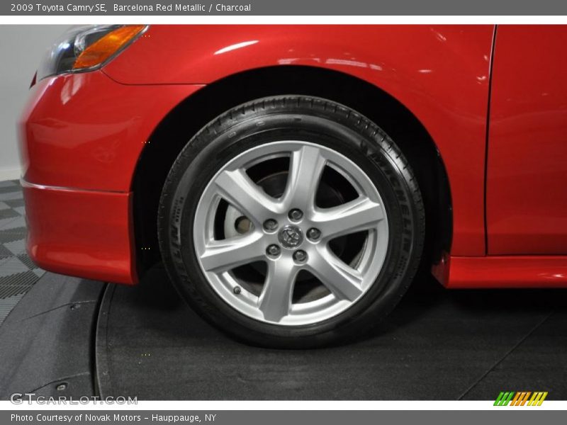 Barcelona Red Metallic / Charcoal 2009 Toyota Camry SE