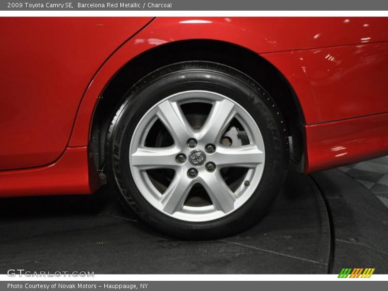 Barcelona Red Metallic / Charcoal 2009 Toyota Camry SE
