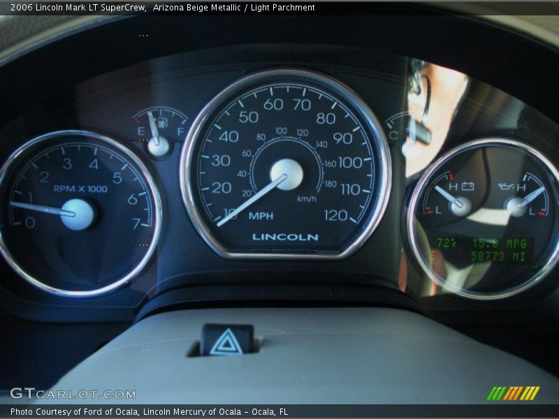 Arizona Beige Metallic / Light Parchment 2006 Lincoln Mark LT SuperCrew