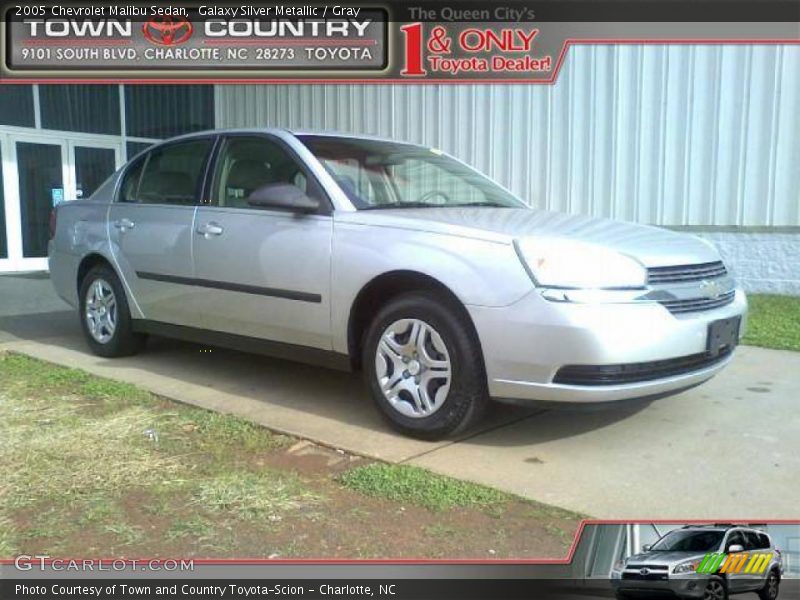 Galaxy Silver Metallic / Gray 2005 Chevrolet Malibu Sedan