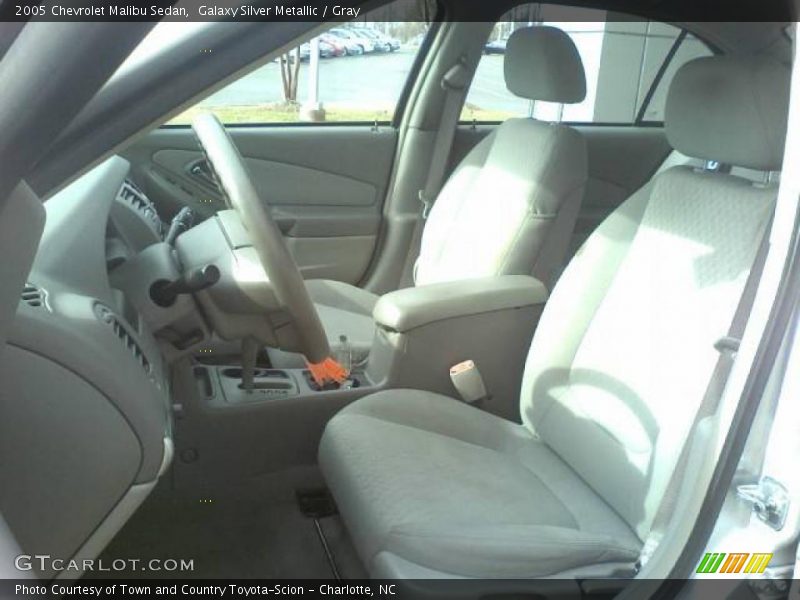 Galaxy Silver Metallic / Gray 2005 Chevrolet Malibu Sedan