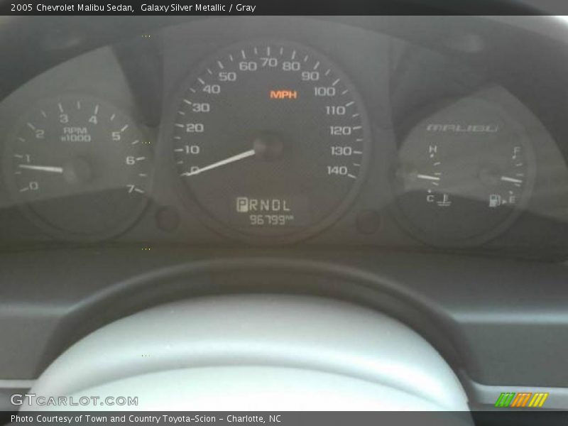 Galaxy Silver Metallic / Gray 2005 Chevrolet Malibu Sedan
