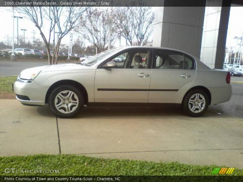 Galaxy Silver Metallic / Gray 2005 Chevrolet Malibu Sedan